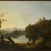River Landscape with a Boy Fishing (On the Arno)